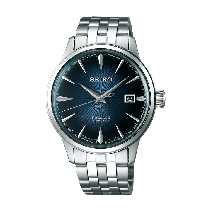 SEIKO PRESAGE SRPB41J1 COCKTAIL TIME "BLUE MOON" AUTOMATIC MEN WATCH