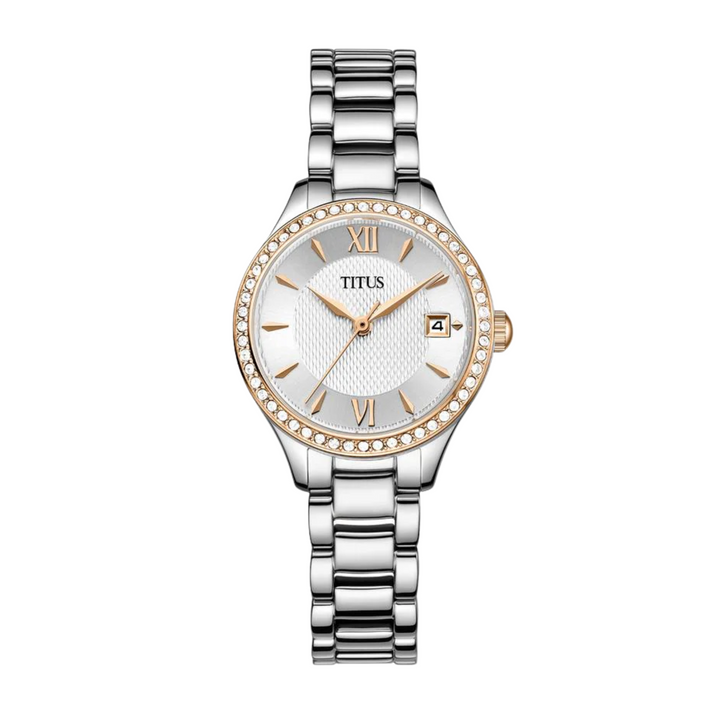 SOLVIL ET TITUS FAIR LADY W06-03354-001 3 HANDS DATE QUARTZ WOMEN WATCH