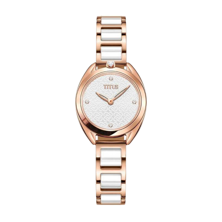 SOLVIL ET TITUS RING & KNOT W06-03172-003 2 HANDS QUARTZ WOMEN WATCH