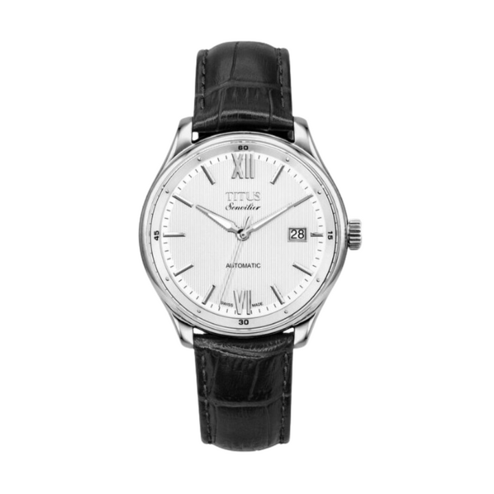 SOLVIL ET TITUS SONVILIER W06-02918-001 3 HANDS DATE AUTOMATIC MEN WATCH