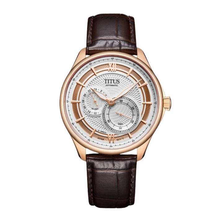 SOLVIL ET TITUS CLASSIC W06-03332-004 3 HANDS AUTOMATIC MEN WATCH