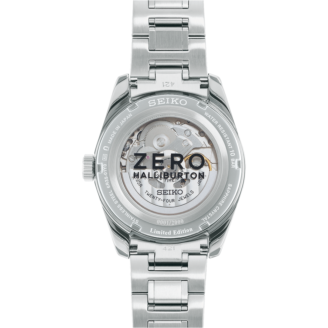 SEIKO PRESAGE SPB277J1 LIMITED EDITION SHARP EDGED ZERO HALLIBURTON MEN WATCH