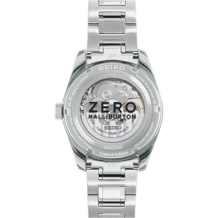 SEIKO PRESAGE SPB277J1 LIMITED EDITION SHARP EDGED ZERO HALLIBURTON MEN WATCH