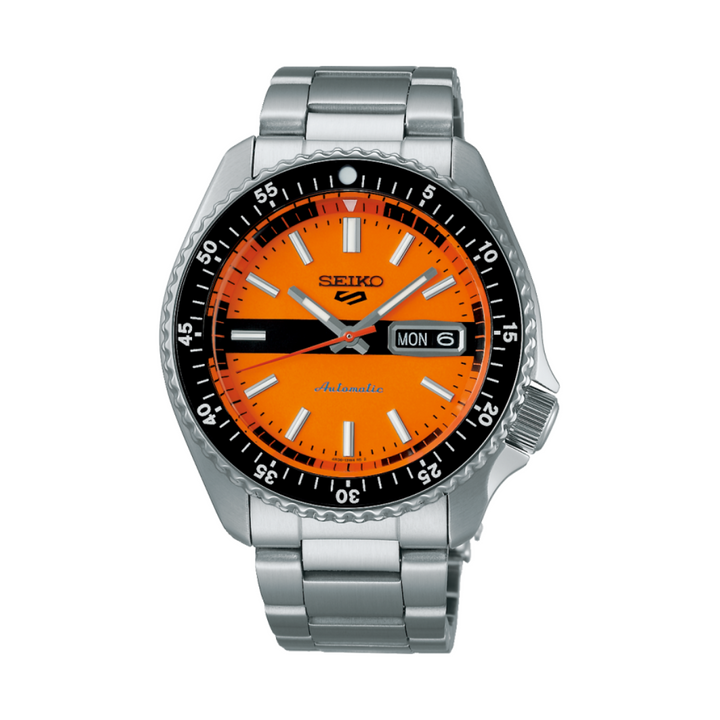 SEIKO 5 SPORTS SRPK11K1 SPECIAL EDITION THE ‘NEW DOUBLE HURRICANE’ RETRO COLOUR MEN WATCH