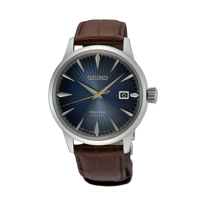 SEIKO PRESAGE SRPK15J1 ‘MIDNIGHT BLUE MOON’ PRESAGE COCKTAIL TIME AUTOMATIC MEN WATCH