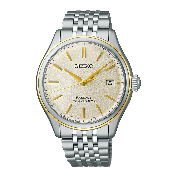 SEIKO PRESAGE SPB478J1 CLASSIC SERIES DELICATE CREAM SILK MEN WATCH