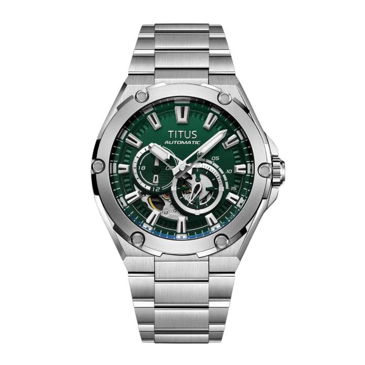 SOLVIL ET TITUS VOYAGER W06-03343-001 MULTI-FUNCTION AUTOMATIC MEN WATCH