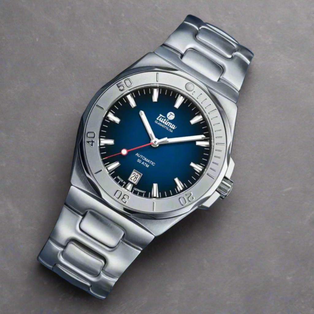 TUTIMA GLASHÜTTE M2 SEVEN SEAS 6155-04 AUTOMATIC MEN WATCH