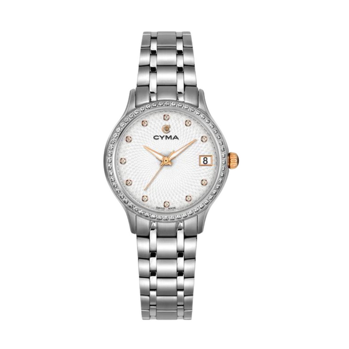 CYMA W02-00804-001 BELLE QUARTZ STAINLESS STEEL SILVER WOMEN WATCH