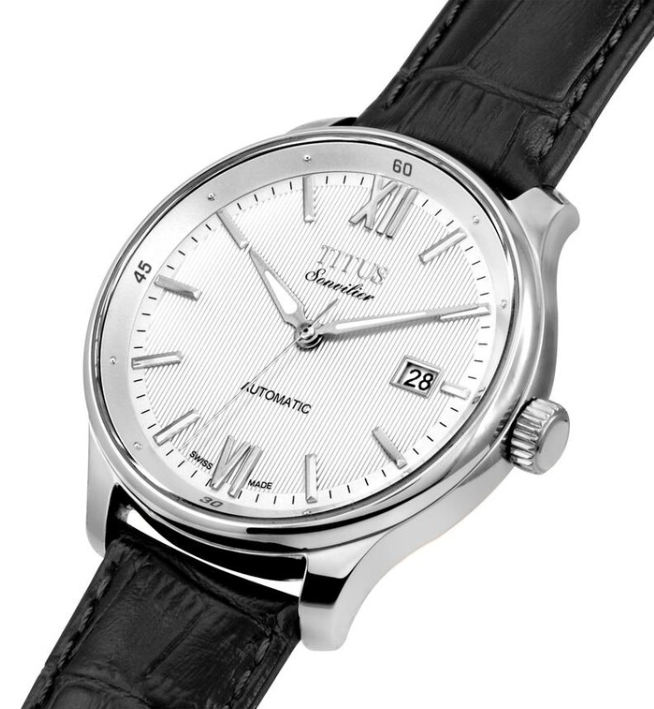 SOLVIL ET TITUS SONVILIER W06-02918-001 3 HANDS DATE AUTOMATIC MEN WATCH