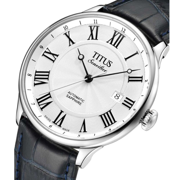 SOLVIL ET TITUS SONVILIER W06-02943-002 3 HANDS DATE AUTOMATIC MEN WATCH