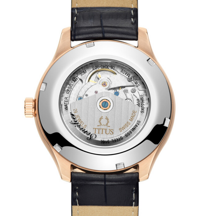 SOLVIL ET TITUS SONVILIER W06-03040-003 3 HANDS DATE AUTOMATIC MEN WATCH