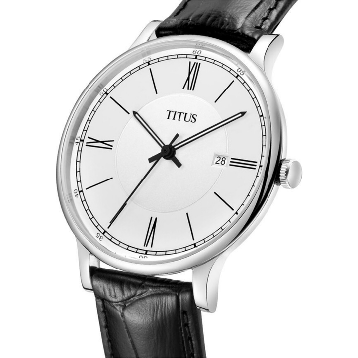 SOLVIL ET TITUS CLASSICIST W06-03044-004 3 HANDS DATE QUARTZ MEN WATCH