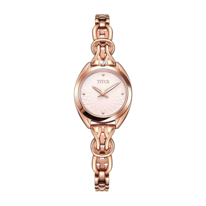 SOLVIL ET TITUS RING & KNOT W06-03133-002 2 HANDS QUARTZ WOMEN WATCH