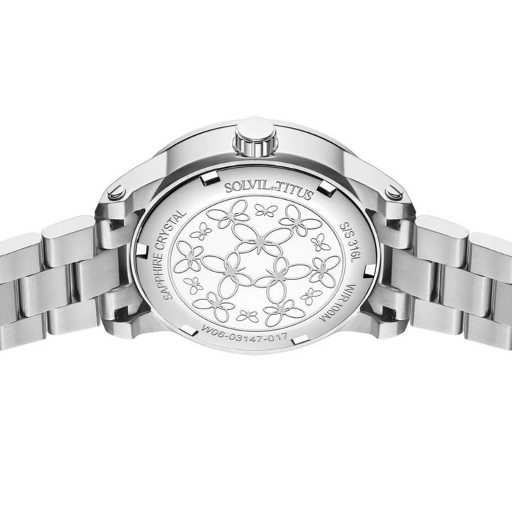 SOLVIL ET TITUS ASPIRA W06-03147-017 QUARTZ STAINLESS STEEL WOMEN WATCH