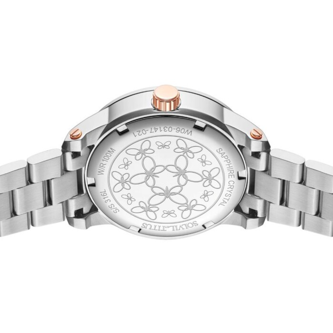 SOLVIL ET TITUS ASPIRA W06-03147-021 QUARTZ STAINLESS STEEL WOMEN WATCH