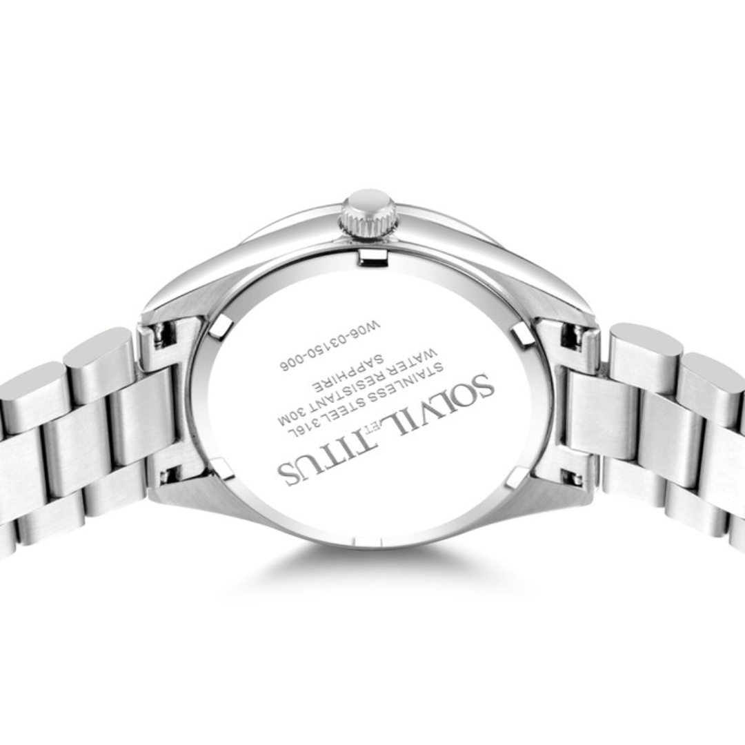 SOLVIL ET TITUS FAIR LADY W06-03150-006 3 HANDS QUARTZ WOMEN WATCH