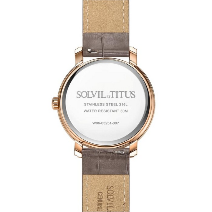 SOLVIL ET TITUS FASHIONISTA W06-03251-007 MULTI-FUNCTION QUARTZ WOMEN WATCH