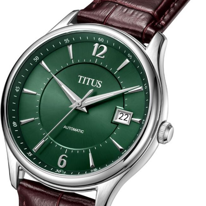 SOLVIL ET TITUS EXQUISITE W06-03273-002 3 HANDS DATE AUTOMATIC MEN WATCH