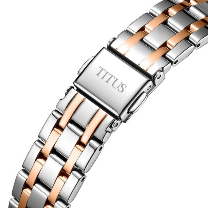 SOLVIL ET TITUS EXQUISITE W06-03274-002 3 HANDS DATE AUTOMATIC WOMEN WATCH