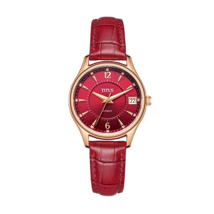 SOLVIL ET TITUS EXQUISITE W06-03275-003 3 HANDS DATE AUTOMATIC WOMEN WATCH