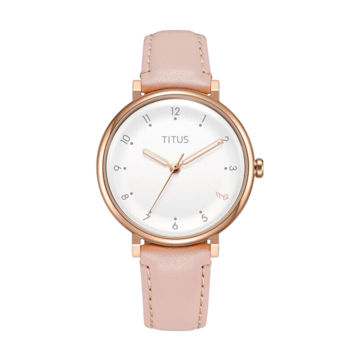 SOLVIL ET TITUS NORDIC TALE W06-03319-003 3 HANDS QUARTZ LEATHER WOMEN WATCH