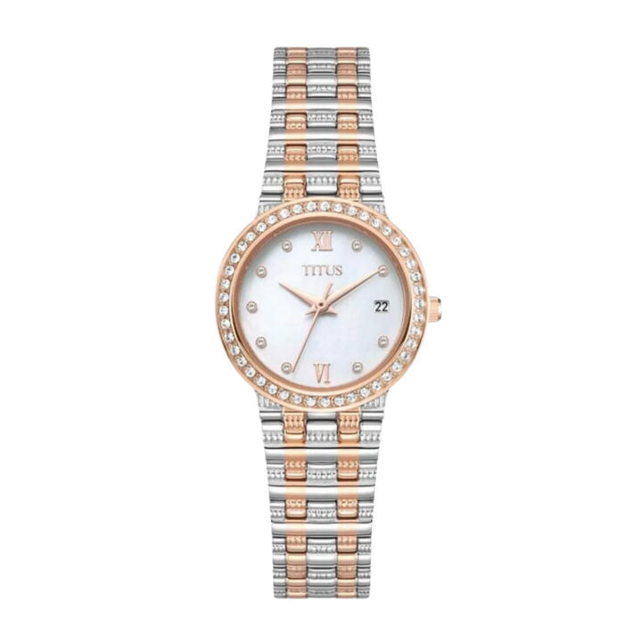 SOLVIL ET TITUS FAIR LADY W06-03320-002 3 HANDS DATE QUARTZ WOMEN WATCH