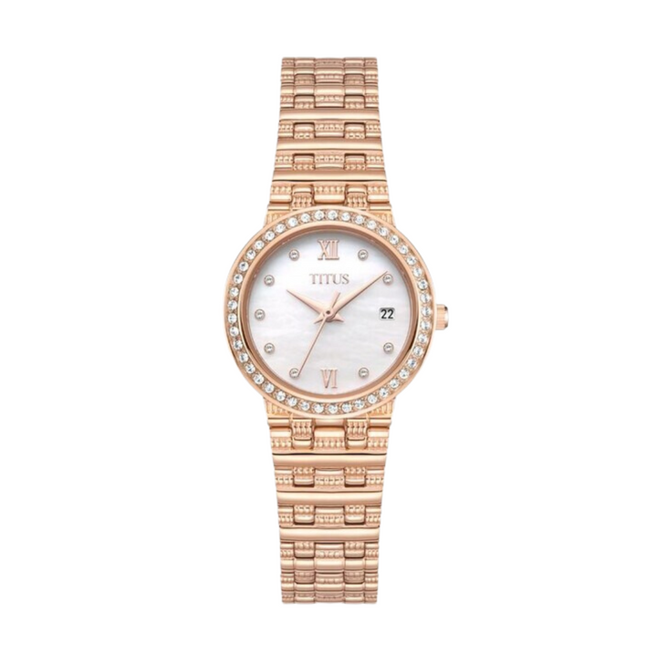 SOLVIL ET TITUS FAIR LADY W06-03320-003 3 HANDS DATE QUARTZ WOMEN WATCH