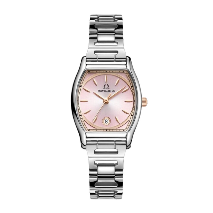 SOLVIL ET TITUS BARISTA W06-03326-008 3 HANDS DATE QUARTZ WOMEN WATCH