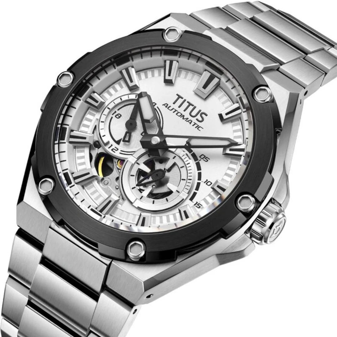 SOLVIL ET TITUS VOYAGER W06-03343-003 MULTI-FUNCTION AUTOMATIC MEN WATCH