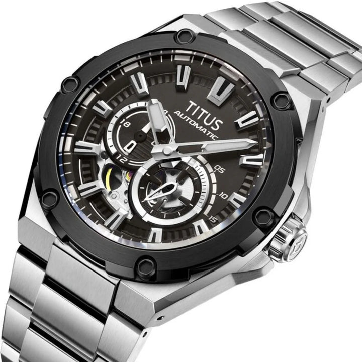 SOLVIL ET TITUS VOYAGER W06-03343-004 MULTI-FUNCTION AUTOMATIC MEN WATCH