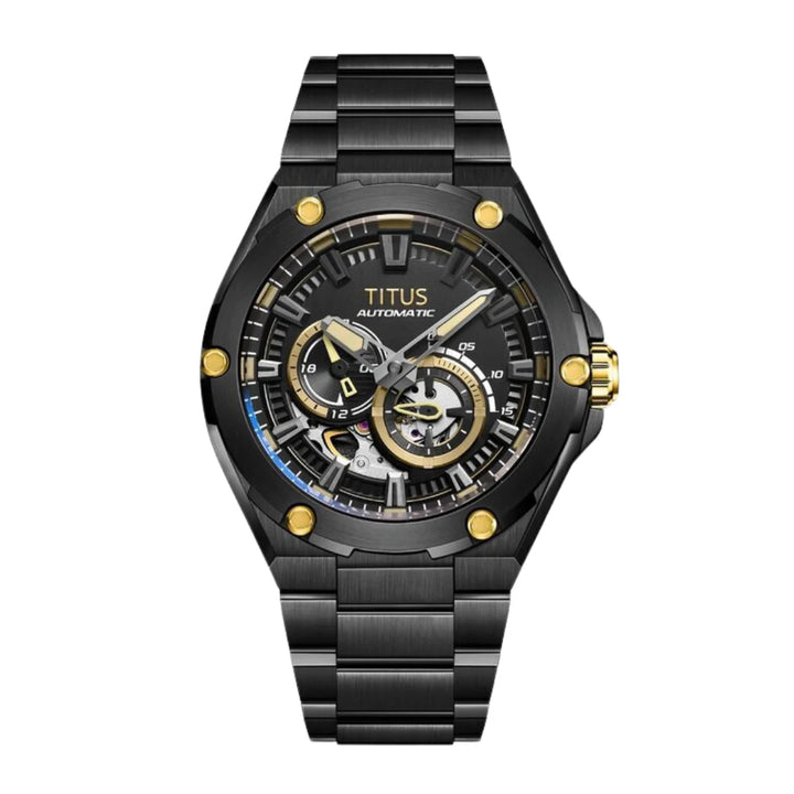 SOLVIL ET TITUS VOYAGER W06-03343-005 MULTI-FUNCTION AUTOMATIC MEN WATCH