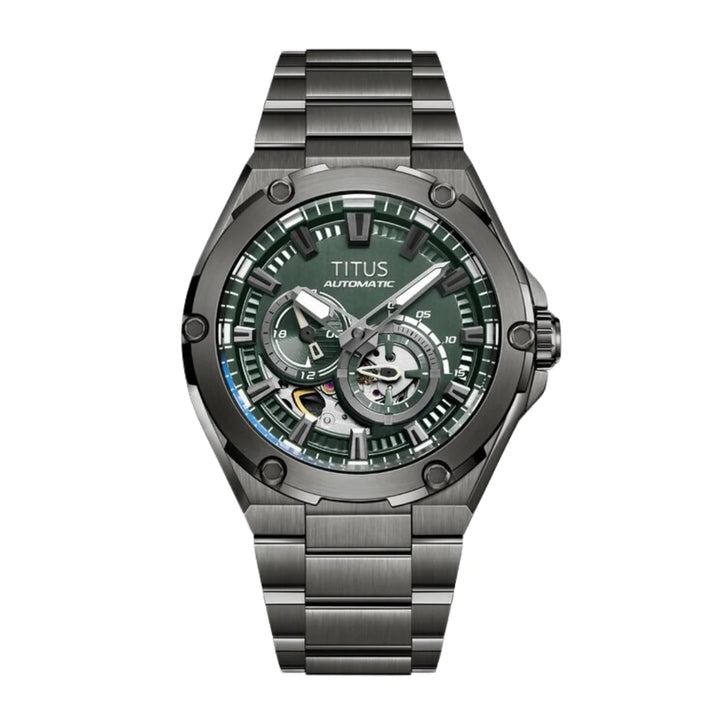 SOLVIL ET TITUS VOYAGER W06-03343-006 MULTI-FUNCTION AUTOMATIC MEN WATCH