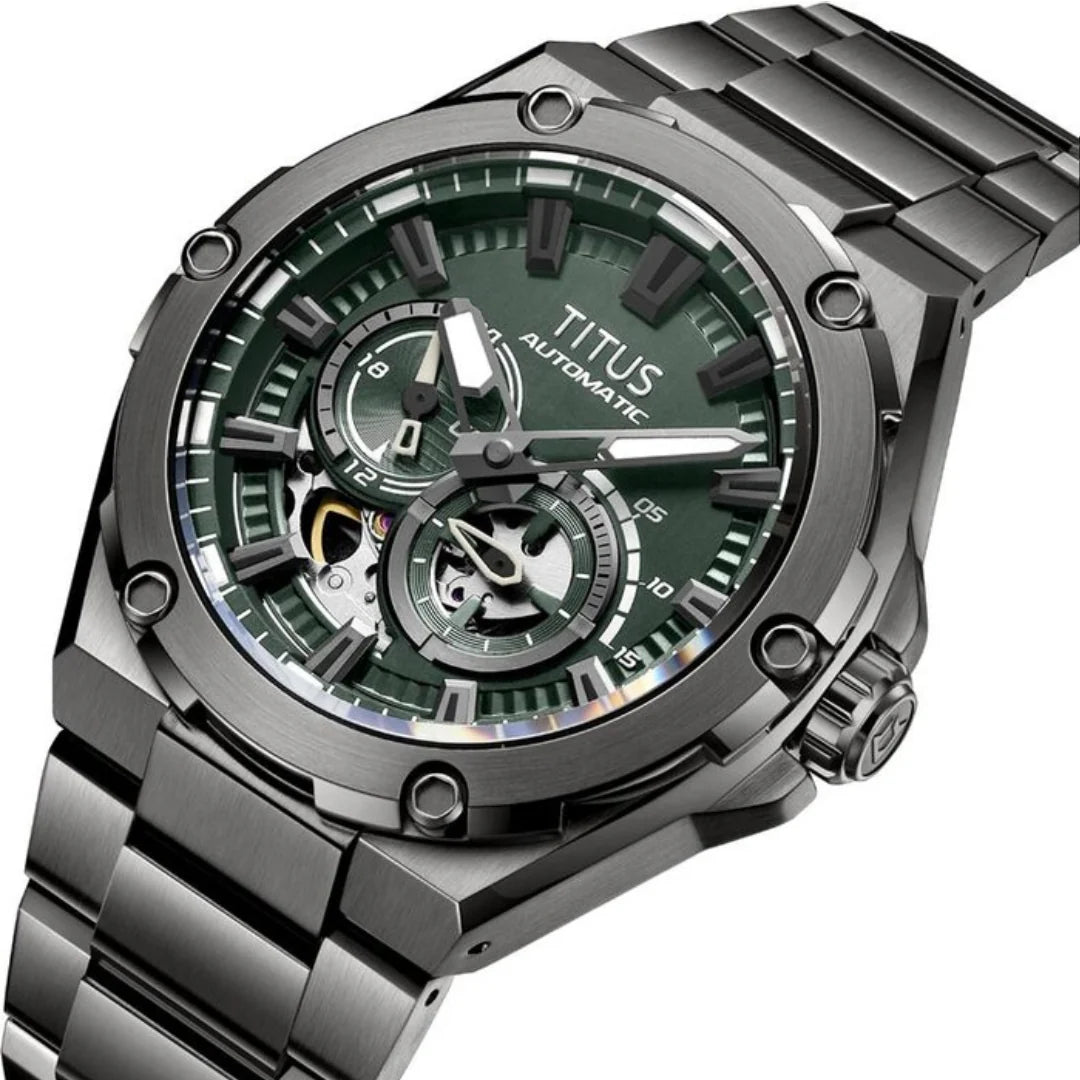 SOLVIL ET TITUS VOYAGER W06-03343-006 MULTI-FUNCTION AUTOMATIC MEN WATCH