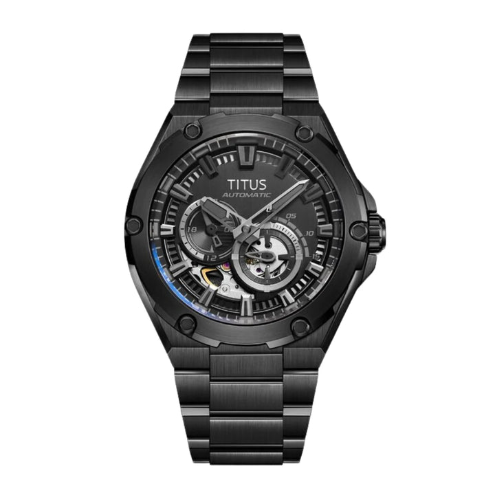 SOLVIL ET TITUS VOYAGER W06-03343-007 MULTI-FUNCTION AUTOMATIC MEN WATCH