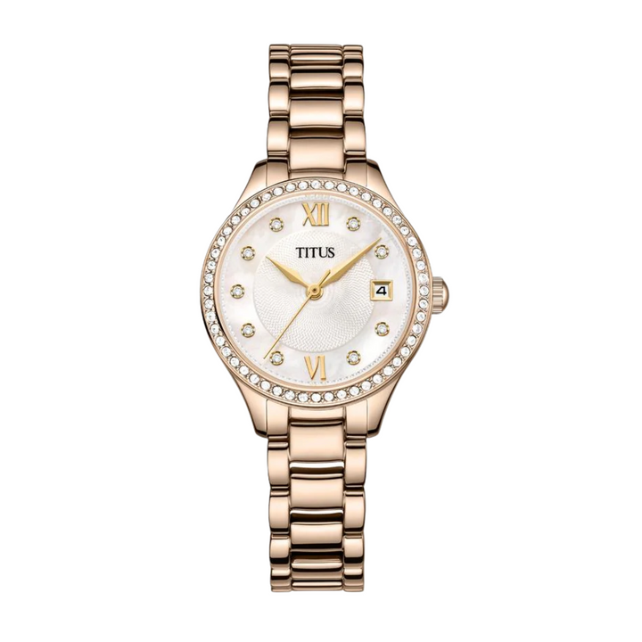 SOLVIL ET TITUS FAIR LADY W06-03354-003 3 HANDS DATE QUARTZ WOMEN WATCH