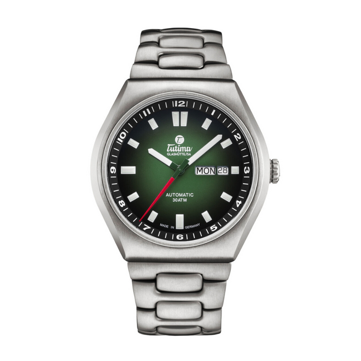 TUTIMA GLASHÜTTE M2 COASTLINE 6150-08 AUTOMATIC MEN WATCH