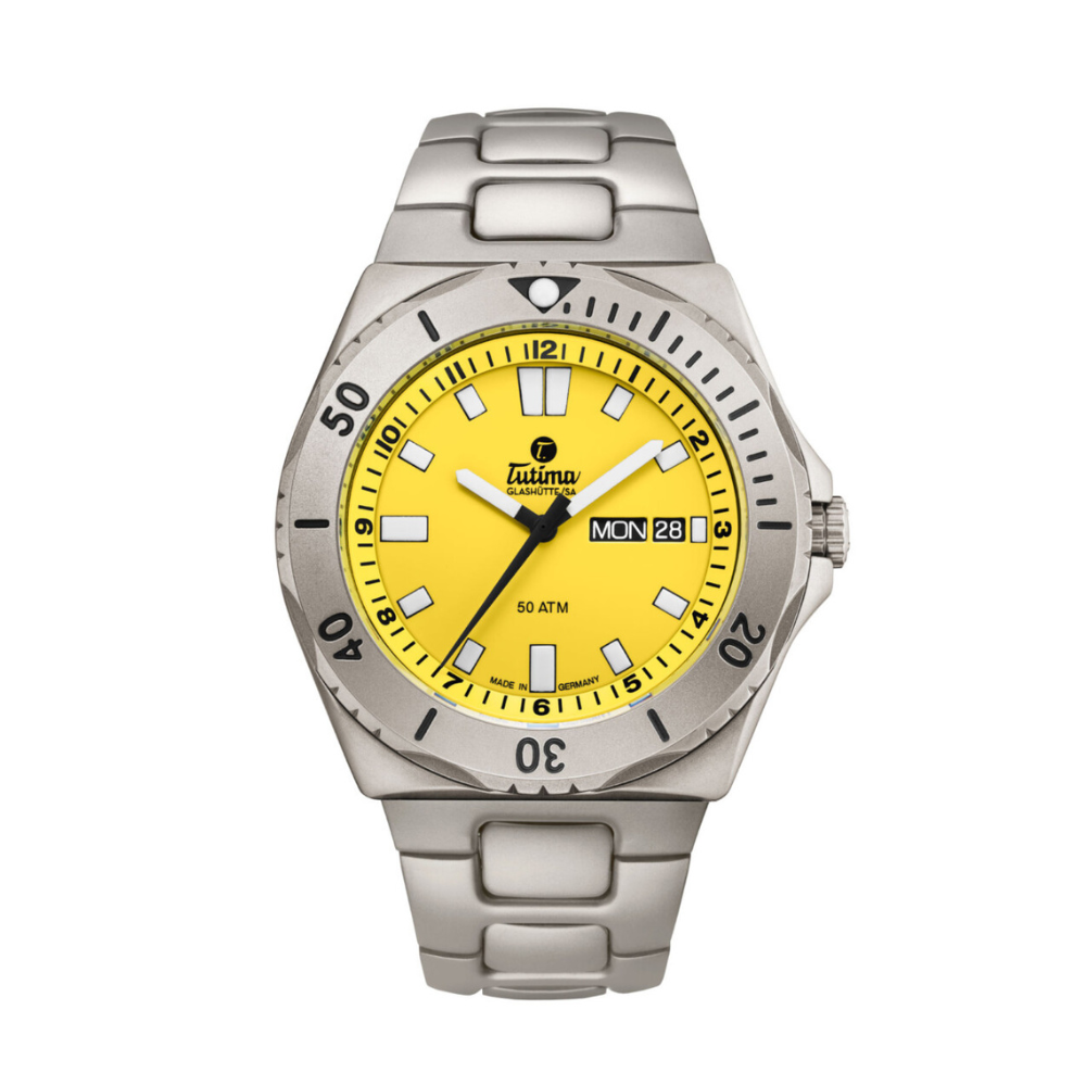 TUTIMA GLASHÜTTE M2 SEVEN SEAS 6151-10 AUTOMATIC MEN WATCH