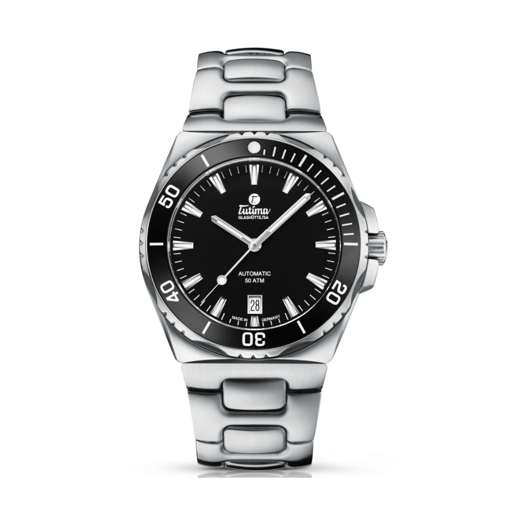 TUTIMA GLASHÜTTE M2 SEVEN SEAS 6156-02 AUTOMATIC MEN WATCH