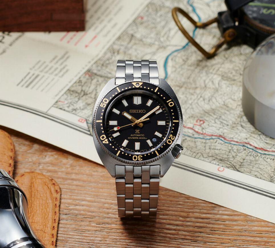 Gold seiko deals divers watch