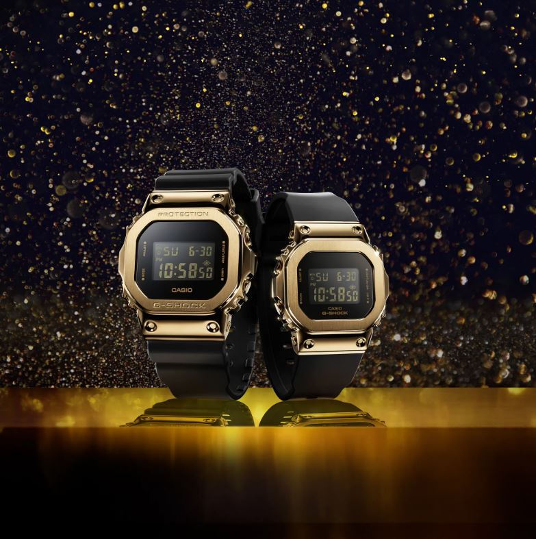 Casio gold hot sale plated watch