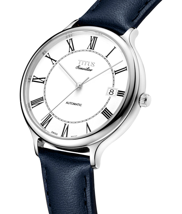 SOLVIL ET TITUS SONVILIER W06-03060-001 3 HANDS DATE AUTOMATIC WOMEN WATCH