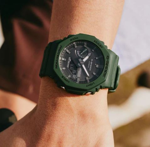 G shock hot sale green light