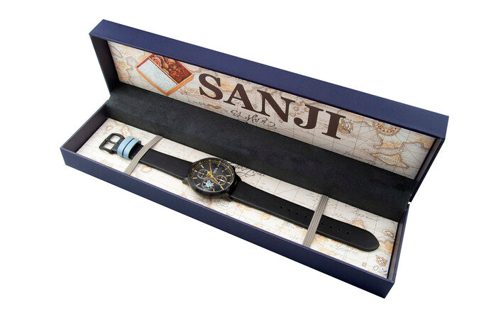 Solvil et Titus x One Piece "Sanji" Interlude Chronograph Quartz Leather Men Watch W06-03291-003