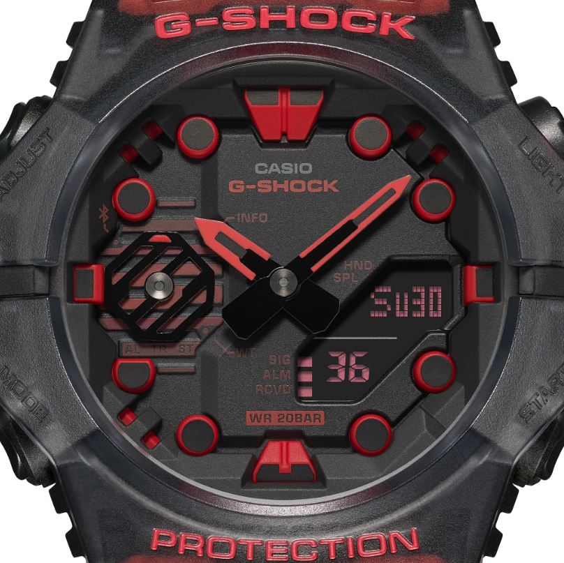 Red camo g shock on sale watch