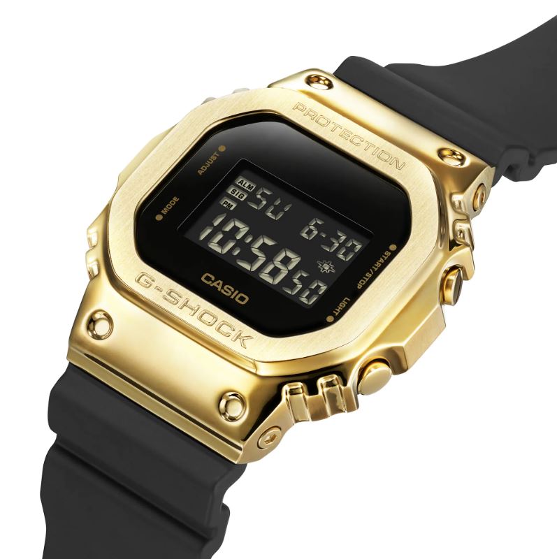 CASIO G-SHOCK GM-5600G-9DR DIGITAL GOLD BLACK WATCH