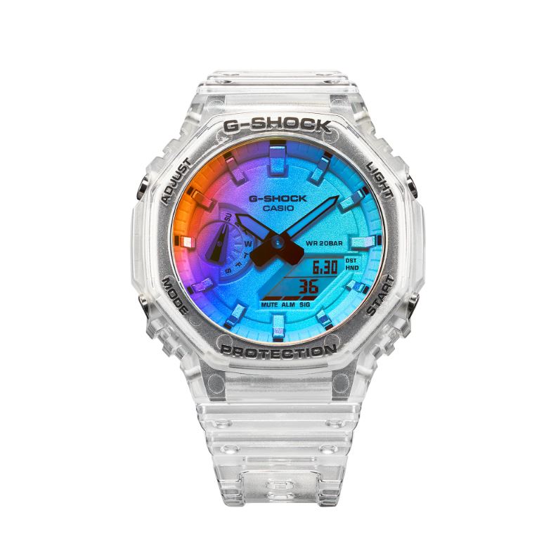 G shock best sale ga 2100 transparent