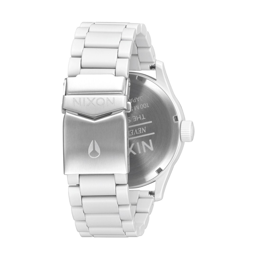 NIXON QUARTZ SENTRY SS WHITE UNISEX WATCH | CITY CHAIN – City