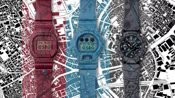 CASIO G-SHOCK DW-5600SBY-4DR TREASURE HUNT SHIBUYA DIGITAL RED WATCH