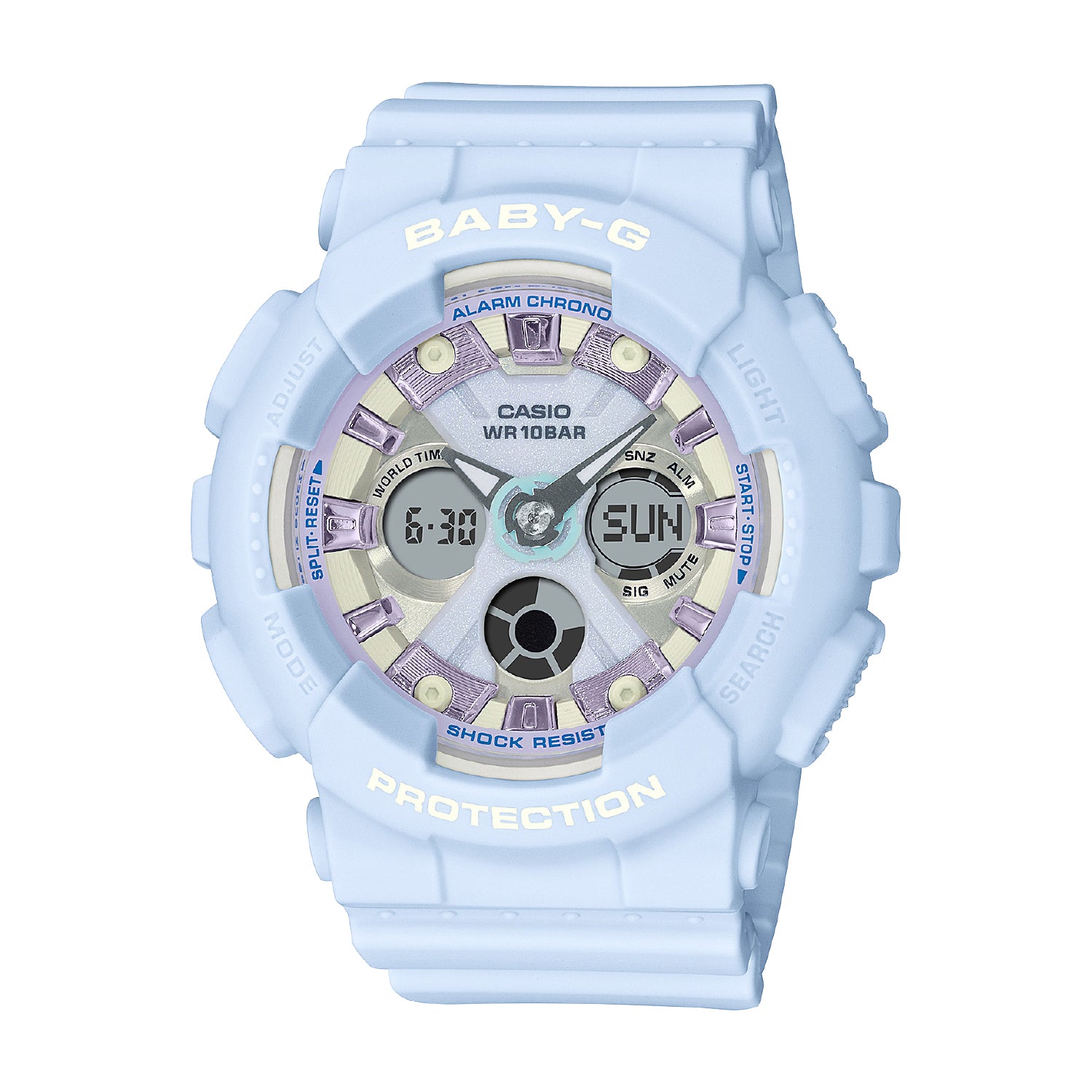 G shock 2025 light blue